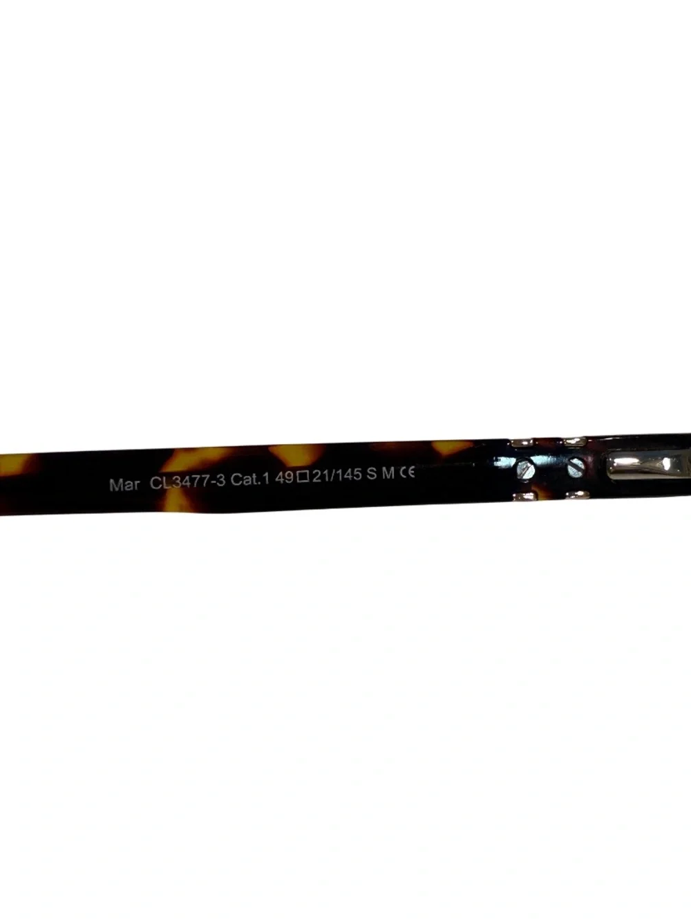 NEW Carolina Lemke Mar Blue Gradient Gold Frame Brown Demi Tortoise Sunglasses
